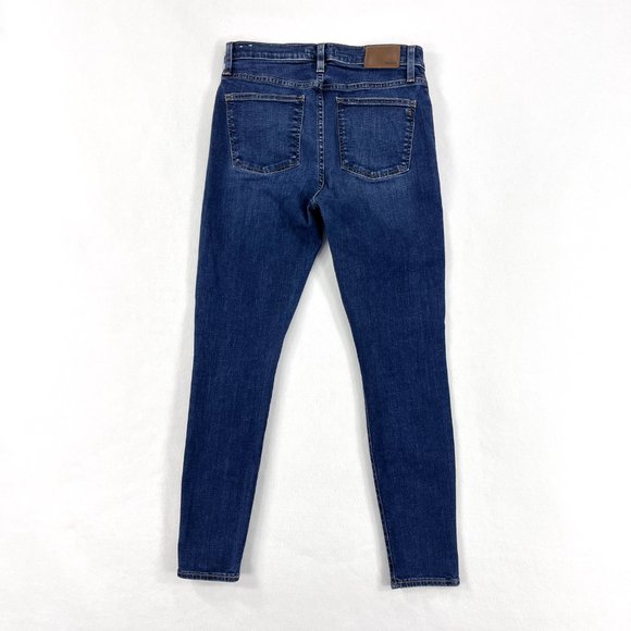 Madewell High Rise Skinny Exposed Button Fly Stretch Jean Hayes Wash J9491 - Picture 2 of 16